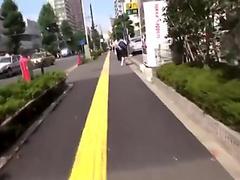 Nippon tiny schoolgirl pussylicked by stranger