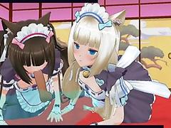 3d, anime maid, 3d japan