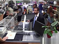 Pawnbroker facializes real straight bear