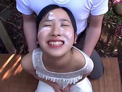 Hot japanese bukkake scene