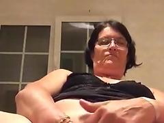 Granny touches herself