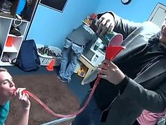 Gay gets incredible fun of hard dick in his mouth