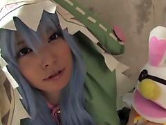japanese cosplay babe fucked until cumsprayed