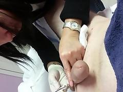 Japanese Teen Post Wax Clean Up POV